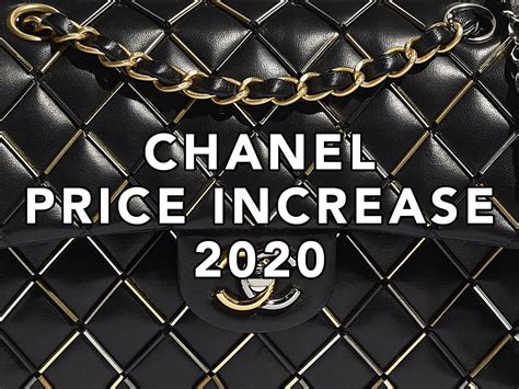 prix sac chanel 2020|chanel bags price increase.